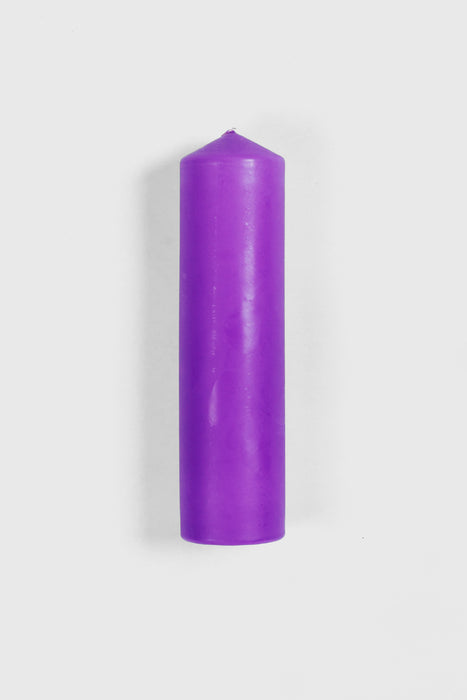65x250mm Pillar Candle - Lilac