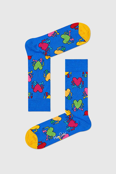 Keith Haring - Runner Heart Sock