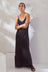 Ada Long Slip Dress - Black