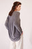 BB Drape Back Top - Dark Grey Marle