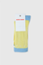 Chess Socks - Yellow Blue Transparent