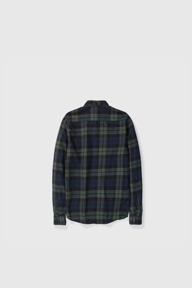 Anton Flannel Check - Black Watch Check