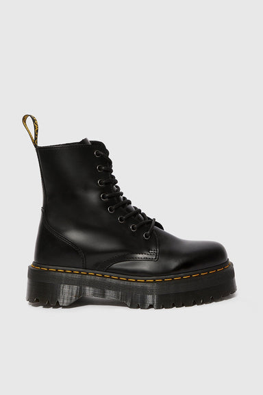 Jadon Smooth Leather Boots - Black