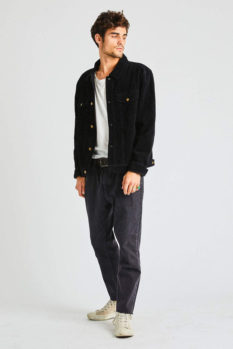 Morrison Cord Jacket - Black