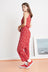 The Kiss Hello Jumpsuit - Red Meadow