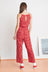 The Kiss Hello Jumpsuit - Red Meadow