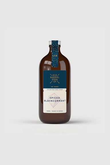 Spiced Blackcurrant Syrup 500ml