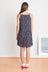 The Movie Slip Dress - Navy Meadow