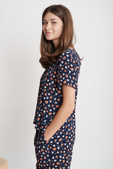 The Understudy Tee - Navy Meadow