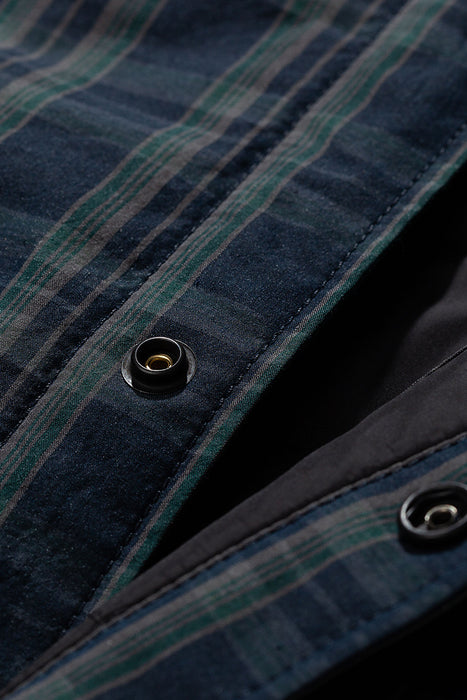 Svend Insulated Check - Dark Navy