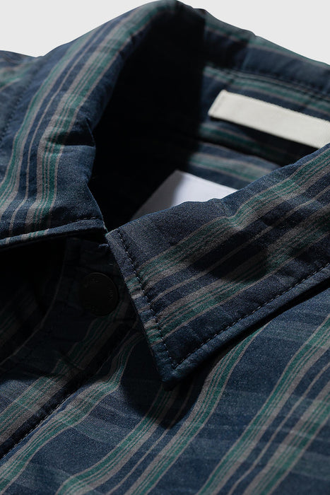 Svend Insulated Check - Dark Navy