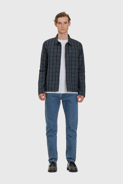 Svend Insulated Check - Dark Navy