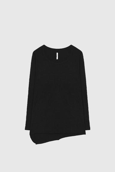 Womens Basic LS Tee - Black