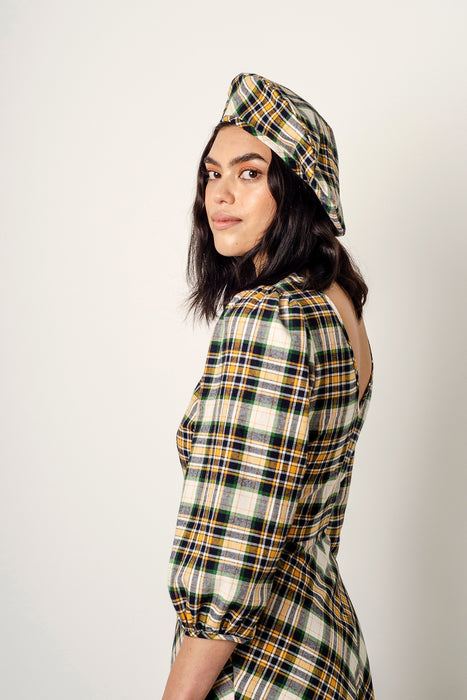 Sissi Beret - Plaid Flannel