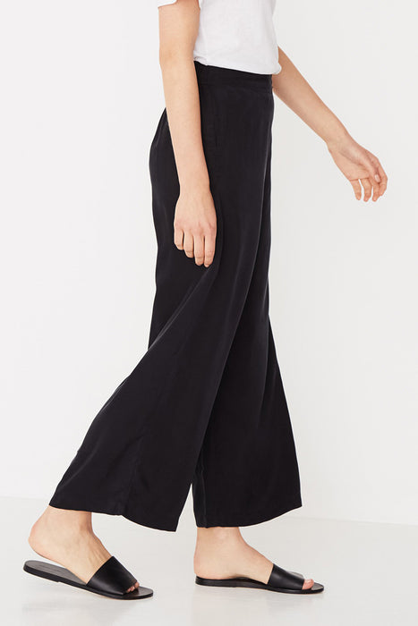 Bellevue Wide Leg Pant - Black