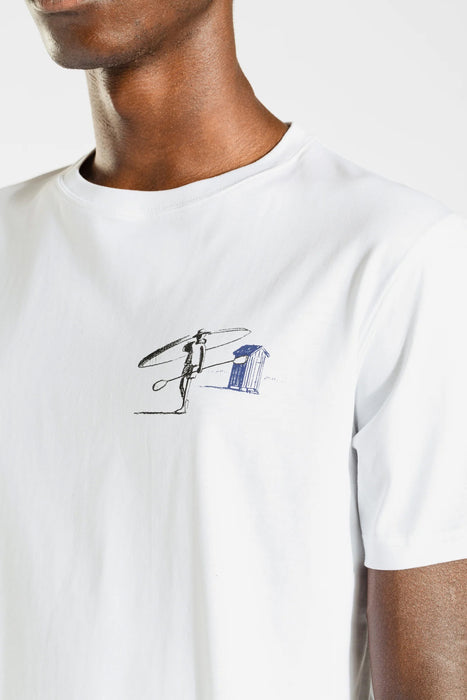 Niels Norse x Daniel Frost Kayak T-Shirt - White