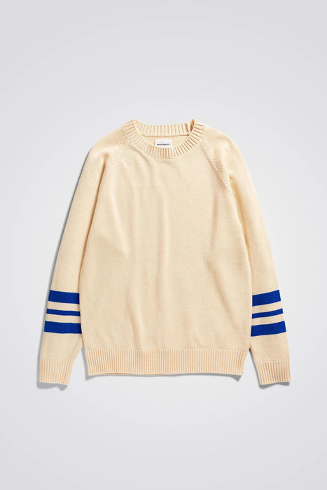 Fridolf Stripe Crew - Oatmeal