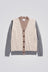 Adam Colour Block Knit - Utility Khaki