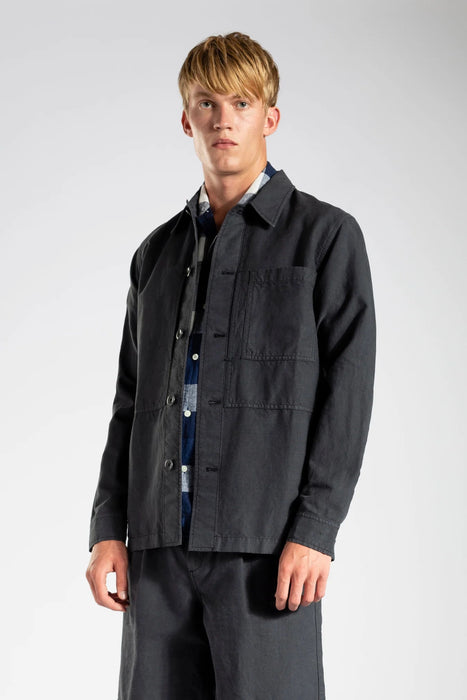 Kyle Cotton Linen - Slate Grey