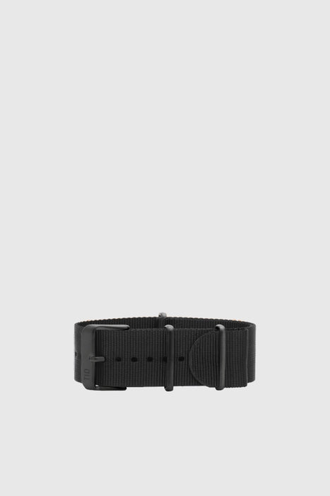 Black Nylon Wristband - Black