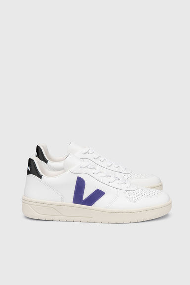 V-10 Leather - Extra White / Purple / Black