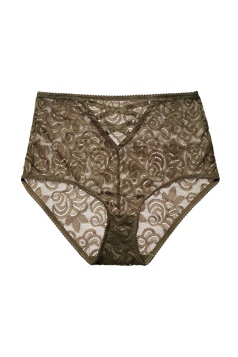 Betty High Waist Briefs - Sage