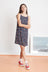 The Movie Slip Dress - Navy Meadow