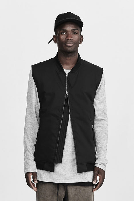 Bomber Vest - Black