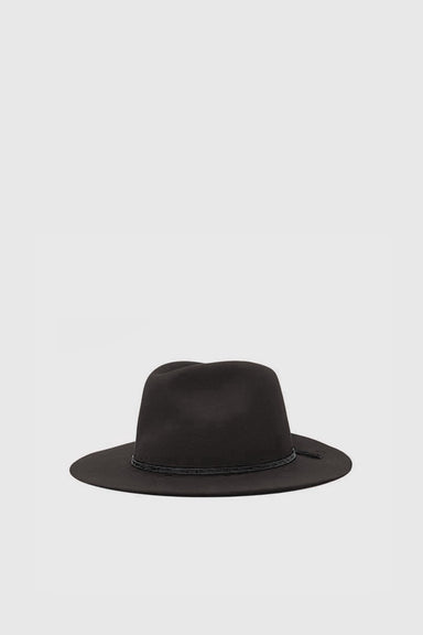 Wesley Packable Fedora - Washed Black