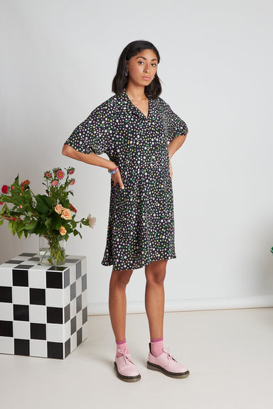 Joey Dress - Black Meadow