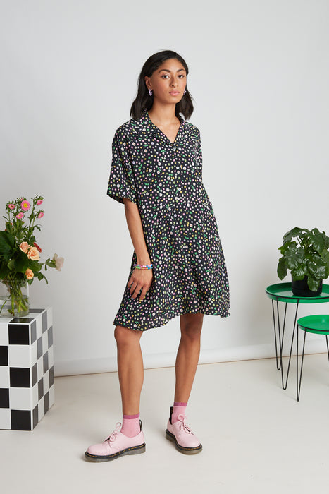 Joey Dress - Black Meadow