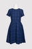 Ballet Russes Dress - Navy Check