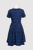 Ballet Russes Dress - Navy Check