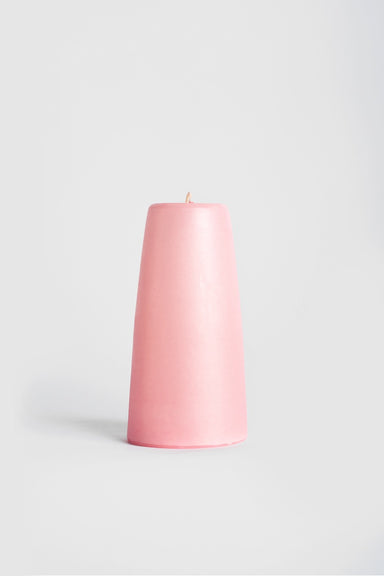 90x180mm Cone Candle - Pink