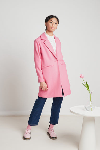 Cleo Coat - Candy Pink