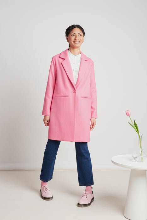 Cleo Coat - Candy Pink