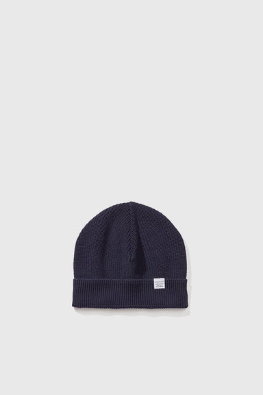 Guernsey Short Beanie - Dark Navy