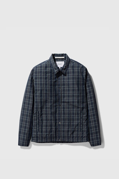 Svend Insulated Check - Dark Navy