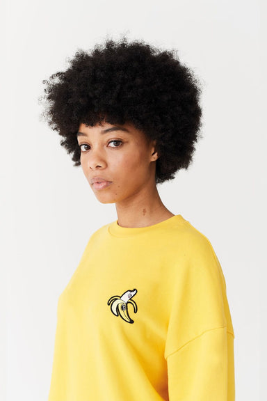 Banana Sweatshirt - Yellow