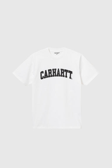 S/S University T-Shirt - White / Black