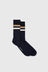 Bjarki Slub Stripe - Dark Navy