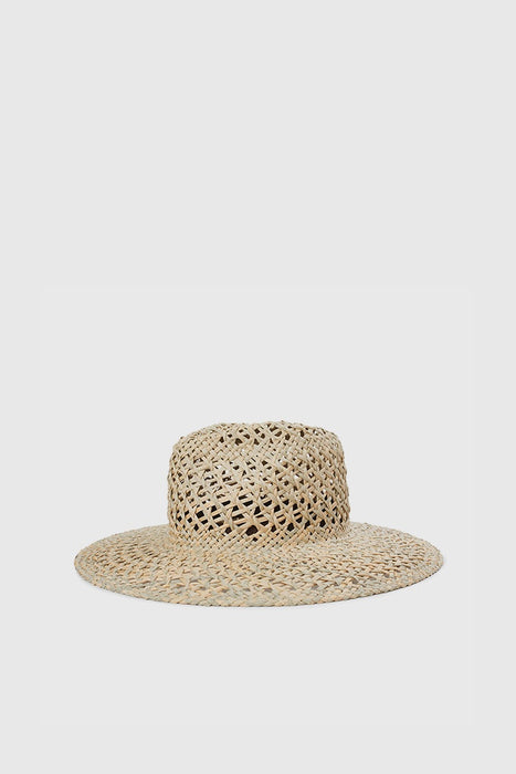 Joanna Open Weave Hat - Tan