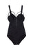 Zip Front Swimsuit - Black