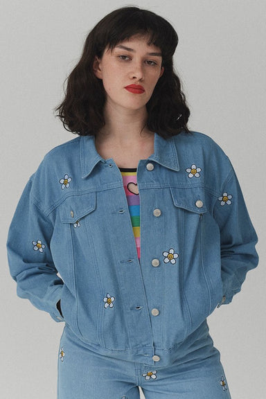 Daisy Denim Jacket - Blue