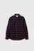 Anton Brushed Flannel Check - Cordovan Brown