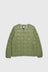 Crew Neck Down Jacket - Olive