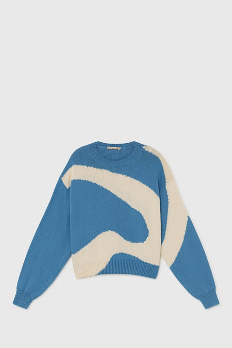 Pin Sweater - Soft Blue