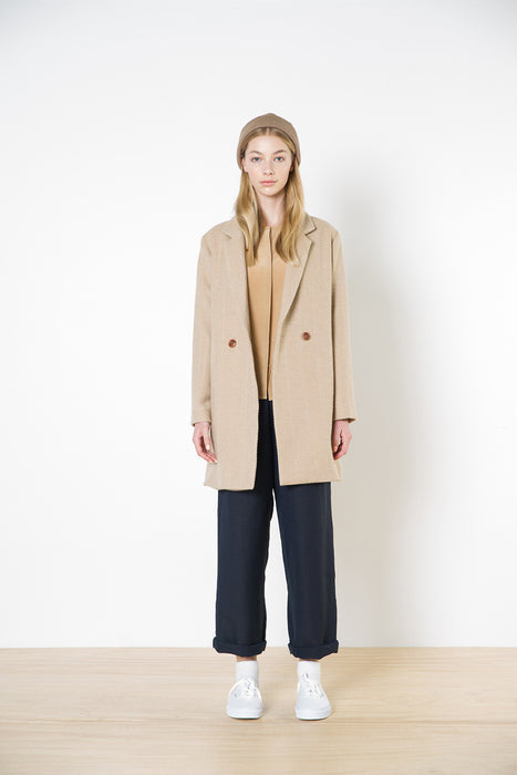 Untitled Coat - Camel Herringbone