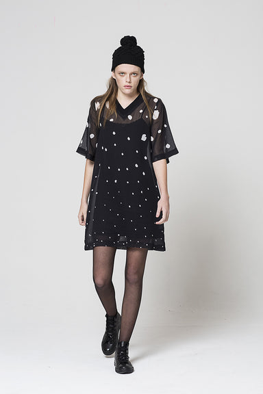 Archiac Tee Dress - Distorted Spots