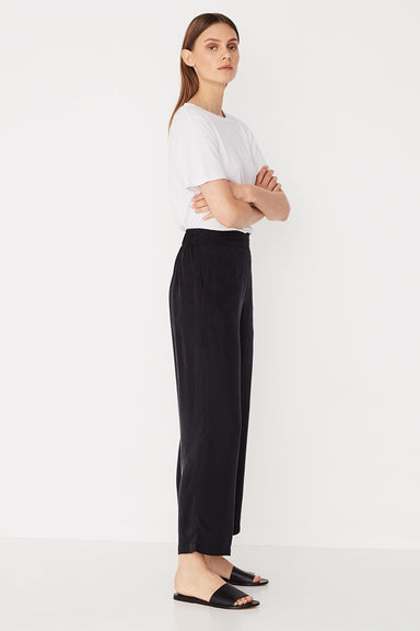 Bellevue Wide Leg Pant - Black